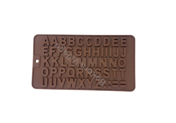 Alphabets silicone mould