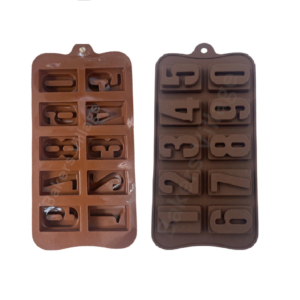 Numeric Chocolate Silicone Mould