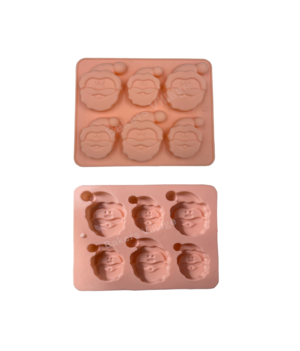 Santa clause silicone moulds