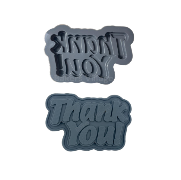 Thank you silicone mould