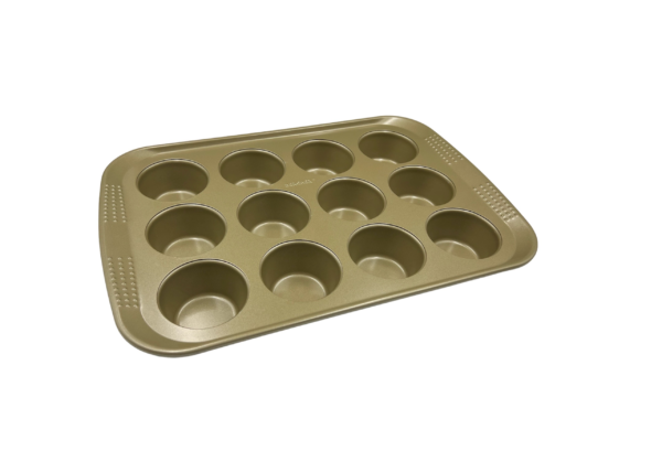 Bergner 12 holes plain muffin tray