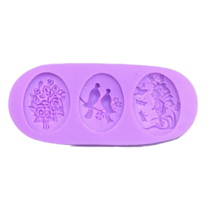 Flowers, Love Birds. Butterflies moulds