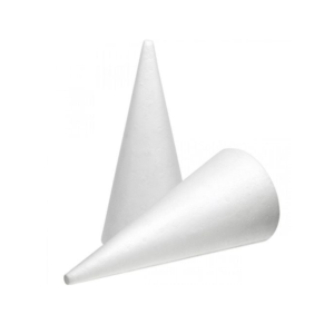 Styrofoam cone 40x10cms
