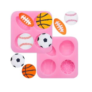 $ cavity football, basketball, rugby, volleyball fondant mould